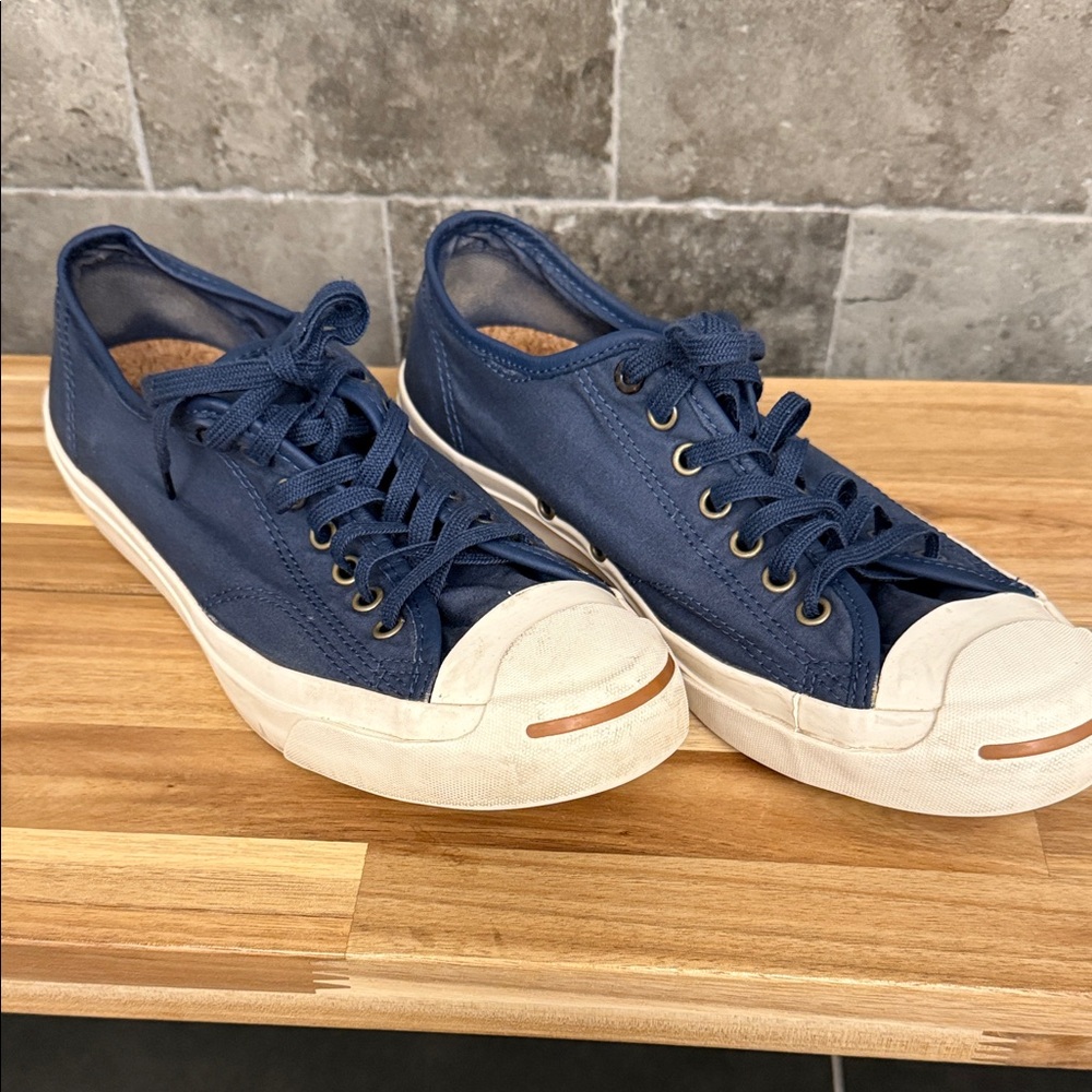 Men's Converse Jack Purcell Sneakers Blue Size 9.5